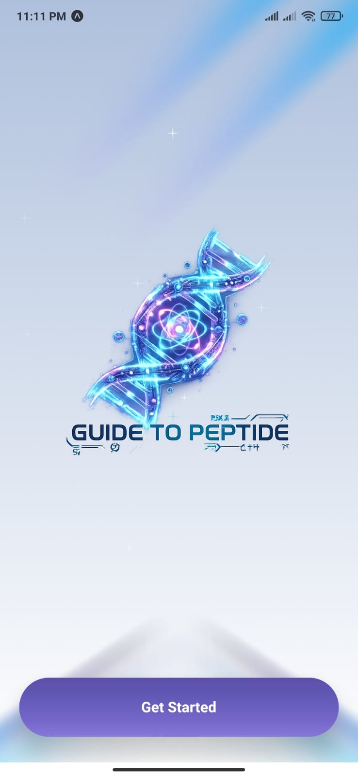 Guide to Peptide app preview